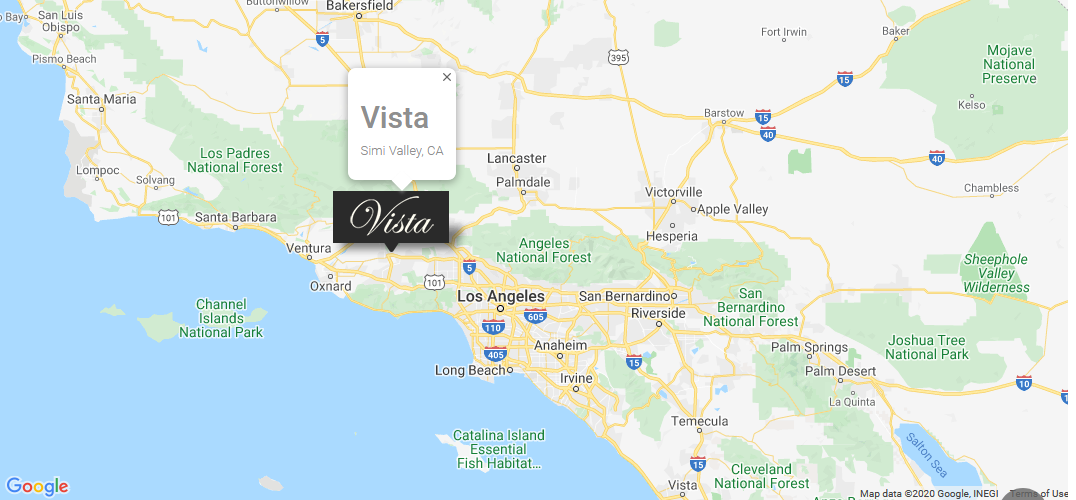 Contact Us map of Vista at Simi Valley