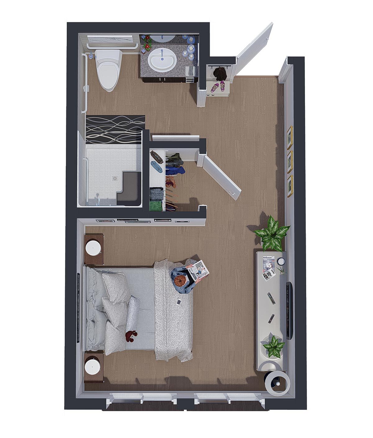 Senior Living Type A floorplan