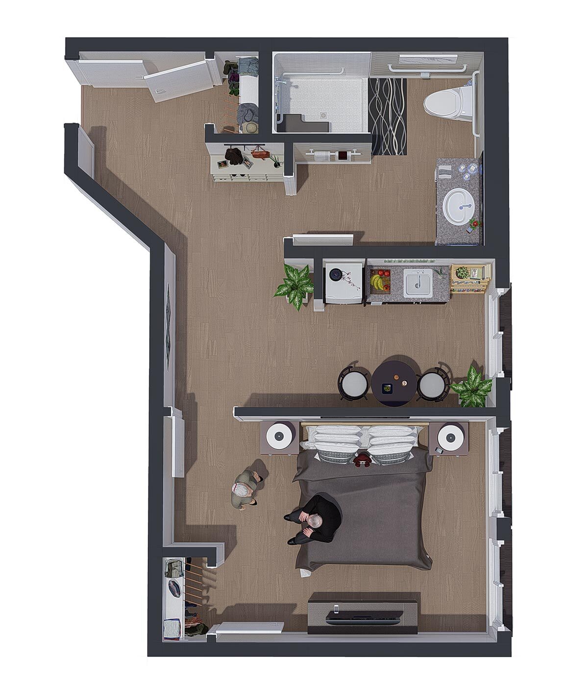 Senior Living Type C floorplan