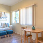 Vista Simi Valley living and dining area inside a sample room